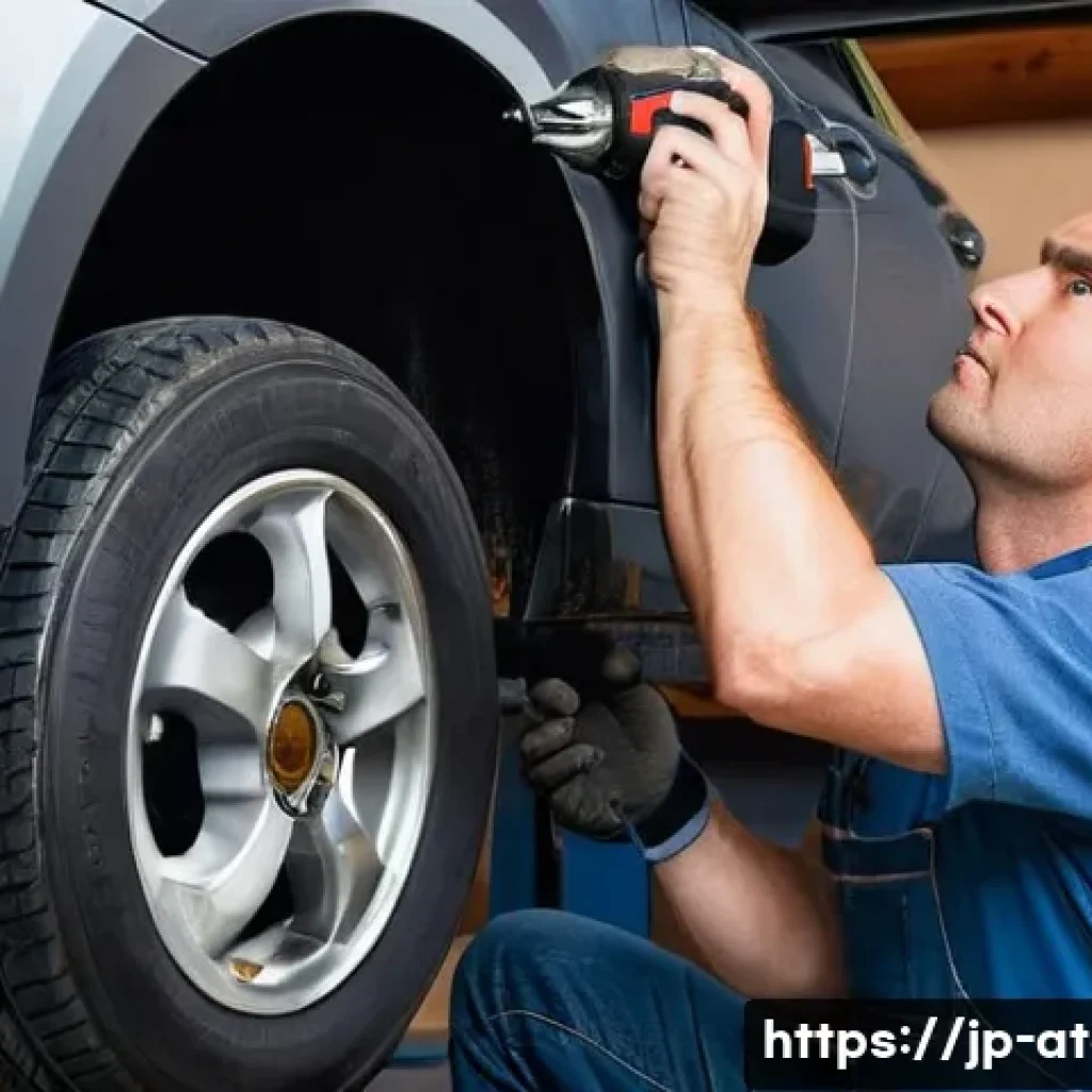전문가 인터뷰 에어공구 선택법 - **A DIYer's Frustration with a Cheap Air Impact Wrench**: A man in his late 30s, dressed in a slight...